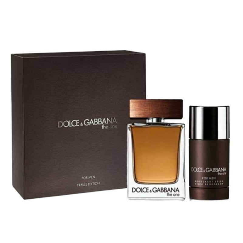 DOLCE & GABBANA THE ONE FOR MEN EDT 100ML+70G DEO STICK TRAVEL SET