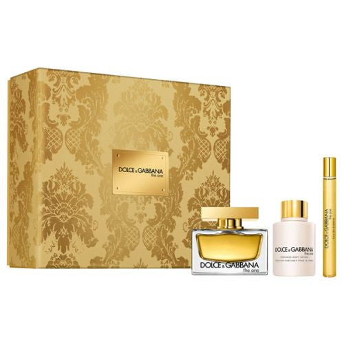 Dolce & Gabbana D&G The One Women 3Pc Set 75Edp+100Body Lotion +10ml Mini