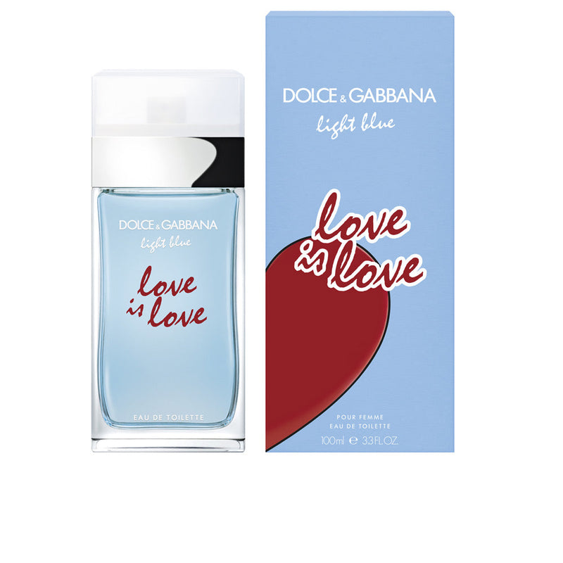 DOLCE & GABBANA LIGHT BLUE LOVE IS LOVE LIMITED EDITION POUR FEMME - PERFUME FOR WOMEN - EDT 100 ml