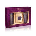 GUESS 2020 GOLD MEN 3PIECE SET 75ML EDT+SHOWER GEL+BODY SPRAY