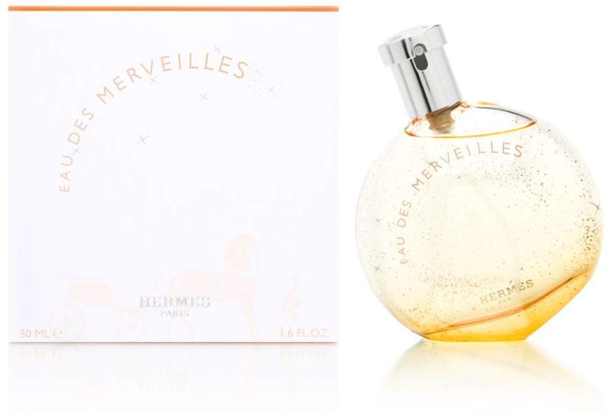 Hermes Eau Des Merveilles Eau de Toilette Spray Perfume for Woman, 50 ml