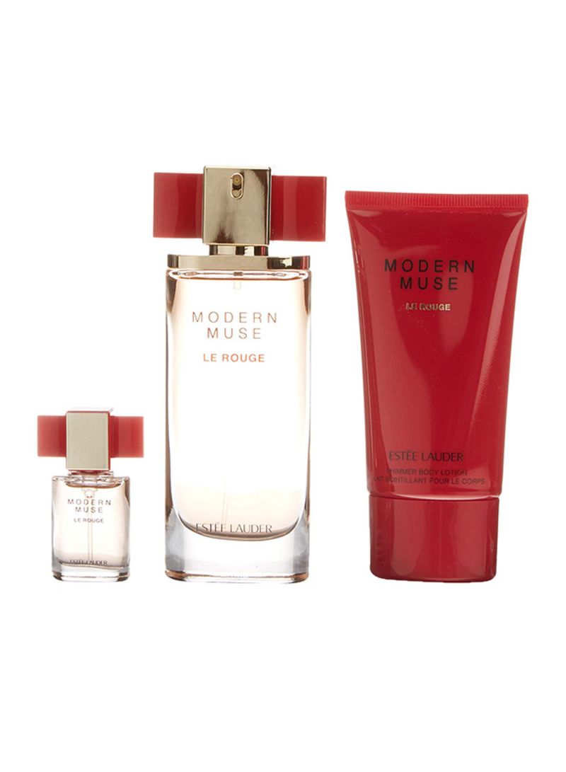 Estee Lauder 3- Piece Modern Muse Le Rouge Edp Gift Set, For women