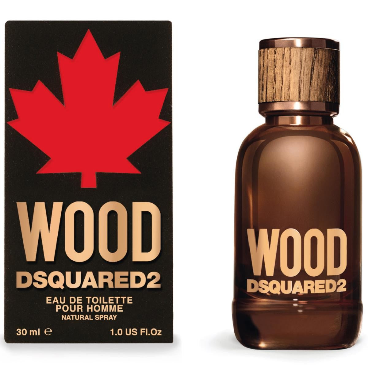 Dsquared² Wood Pour Homme Eau De Toilette For Men - Woody Floral Musk Perfume 30ml