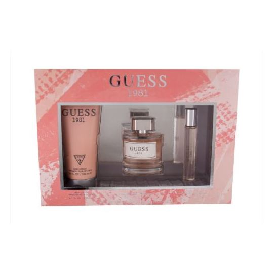 GUESS 1981 FOR WOMEN EDT 100ML+200ML BODY LOTION+15ML MINI SET