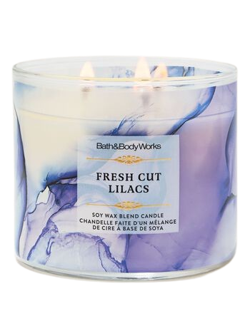 Bath And Body Works Fresh Cut Lilacs Scented Candle 411g