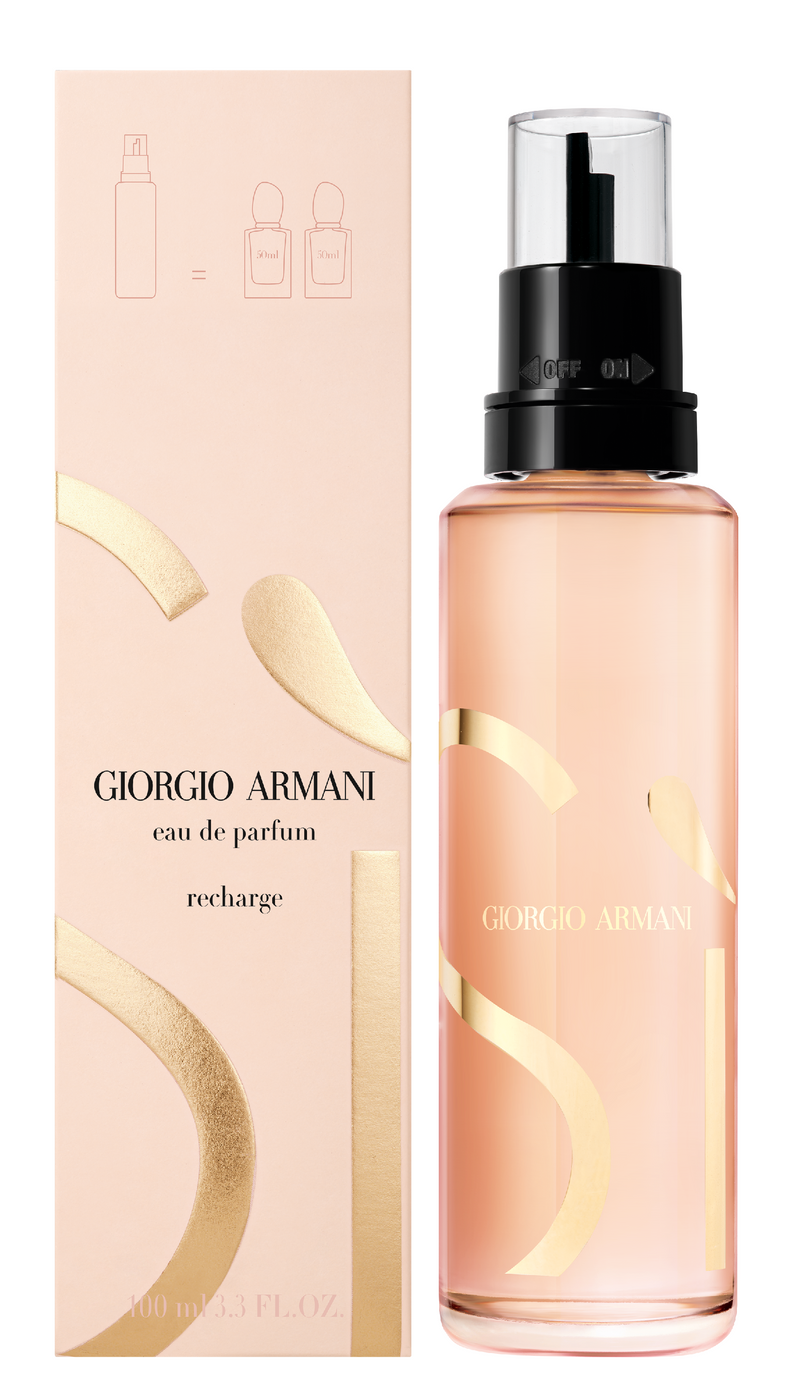 Giorgio Armani Si Recharge Eau De Parfum For Women - Chypre Floral Perfume 100ml
