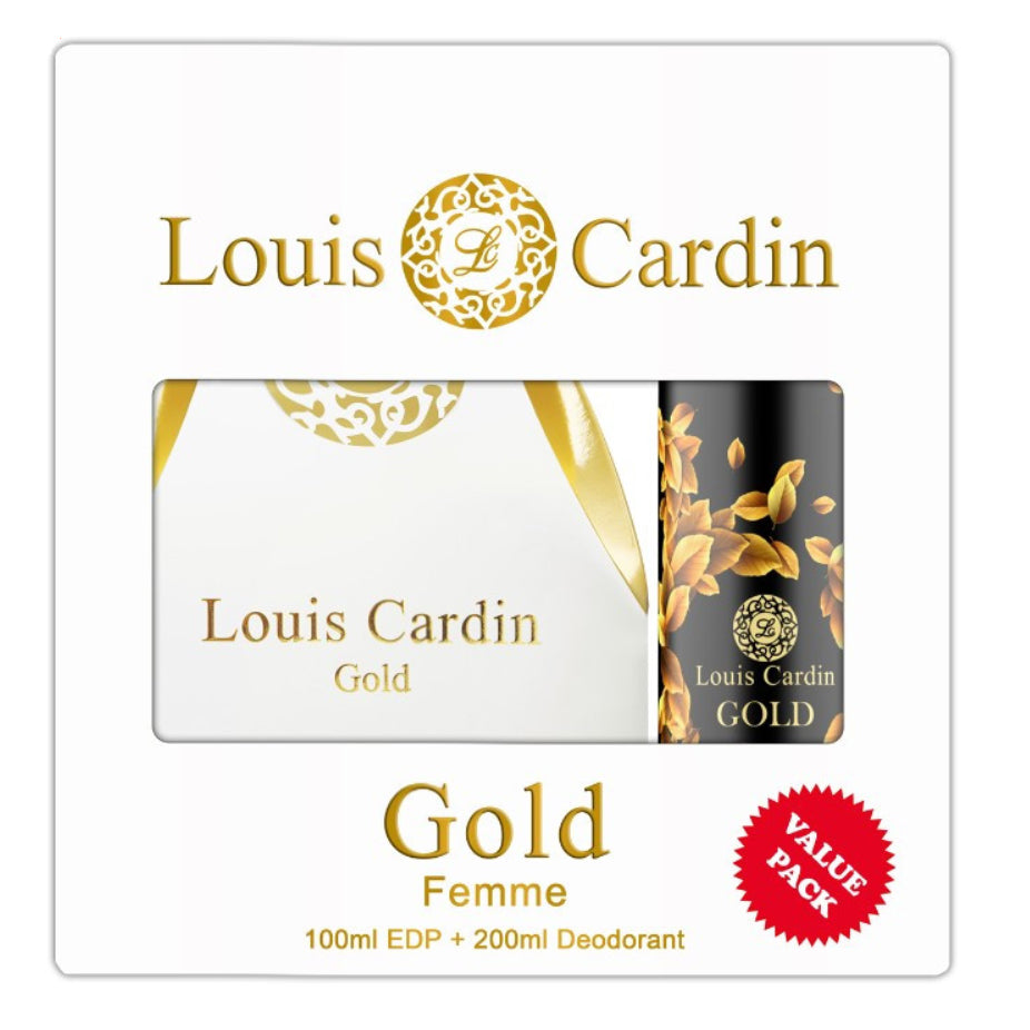 Louis Cardin Gold Femme Giftset