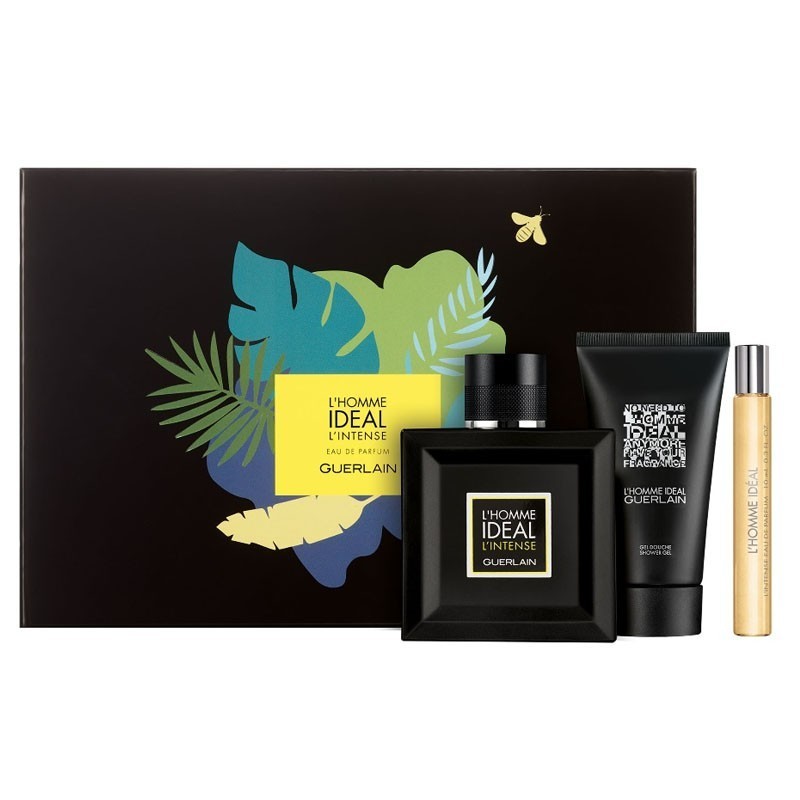 GUERLAIN L'Homme Ideal L'Intense Eau De Parfum 100 ml + 10 ml Mini + 75 ml Shaving gel Set