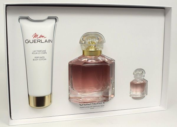 Guerlain Mon Set EDP 100ML + EDP Mini 5ml + Body Lotion 75ml