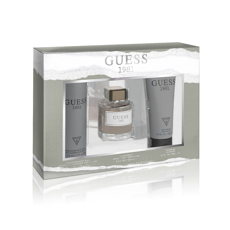 Guess 1981 - Eau De Toilette 100ML+200ML Shower gel+226ML Body Spray Set
