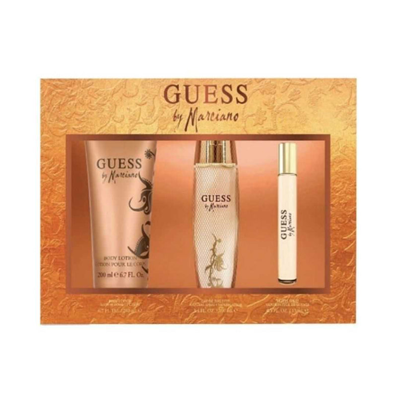 GUESS BY MARCIANO FOR WOMEN EDT 100ML+200ML BODY LOTION+15ML MINI SET