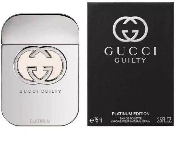 Gucci Guilty Platinum For Women- Eau De Toilette, 75 ML