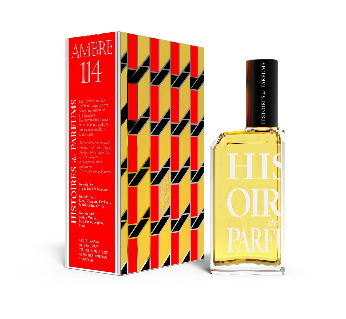 Histoires De Parfums Ambre 114 Eau De Parfum For Unisex - Oriental Spicy Perfume 60ml