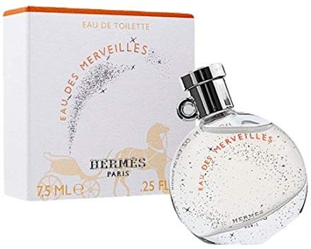 Hermes Des Merveilles Eau De Toilettes Mini Perfume for Men, 0.25 Ounce , 7.5ml