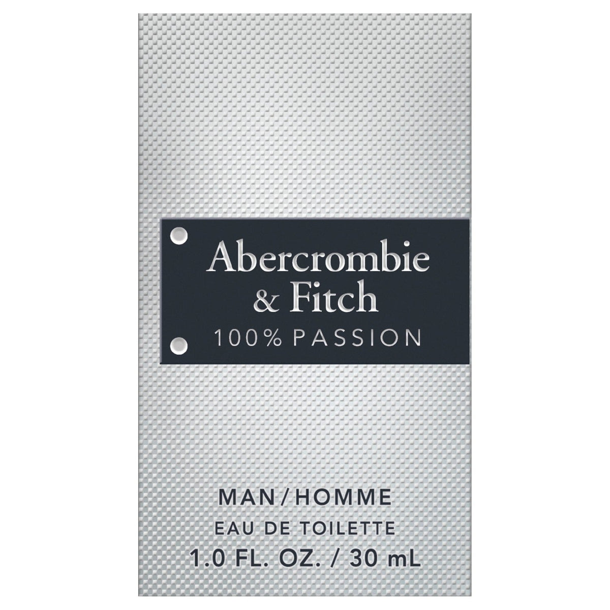 Abercrombie & Fitch 100% Passion Man Eau De Toilette For Men - Oriental Spicy Perfume 30ml