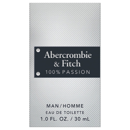 Abercrombie & Fitch 100% Passion Man Eau De Toilette For Men - Oriental Spicy Perfume 30ml