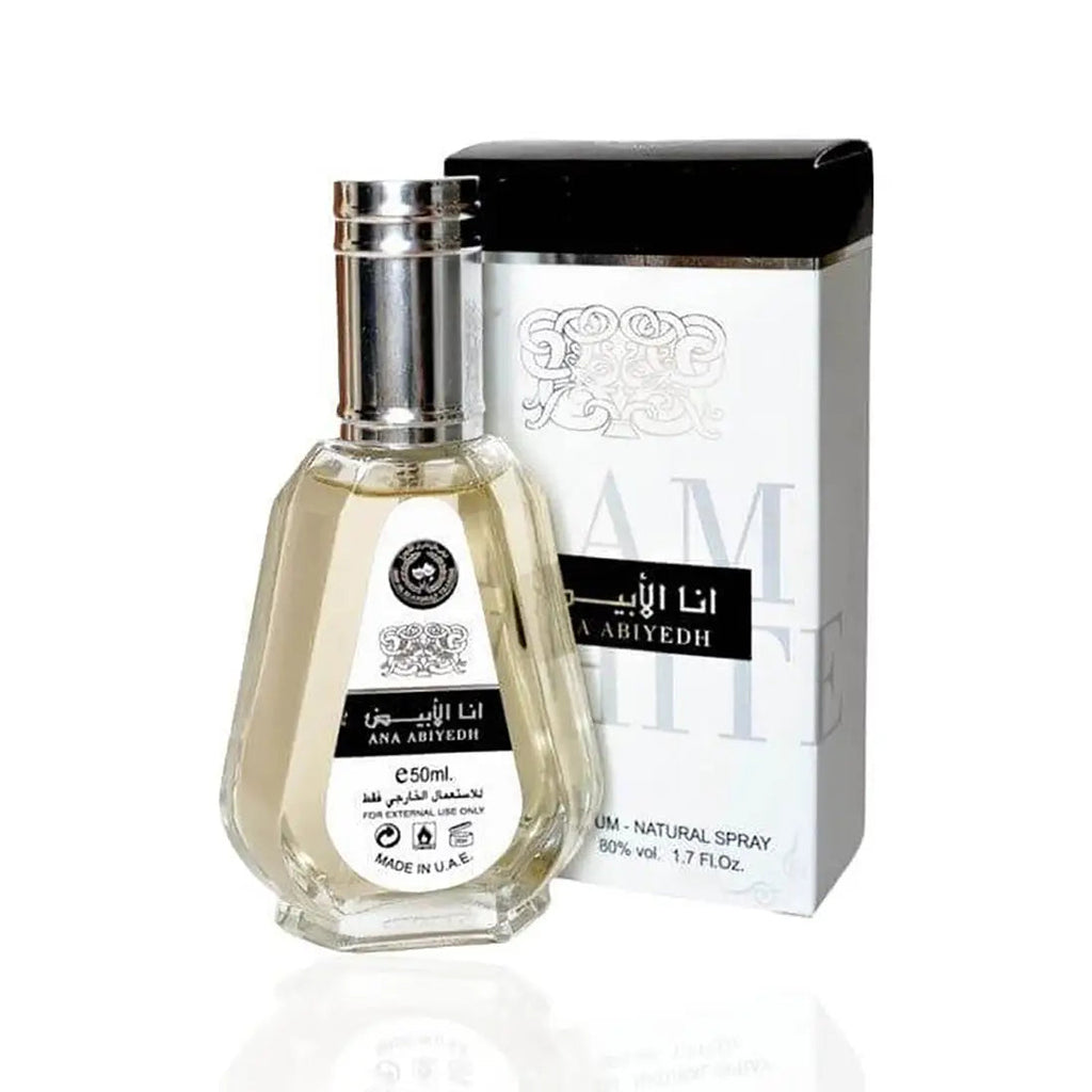 Ard Al Zaafaran I Am White Edp Perfume For Men And Women Fresh 50ml