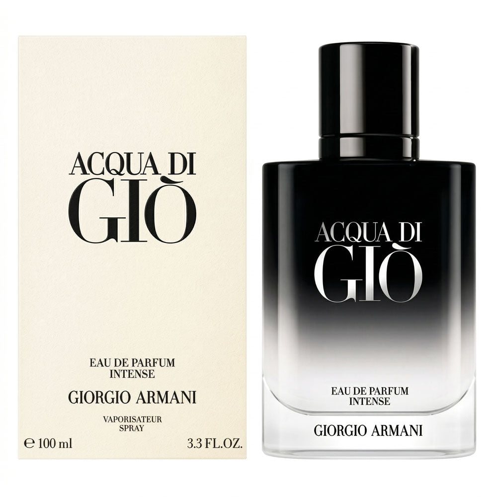 Giorgio Armani Acqua Di Gio Eau De Parfum Intense For Men - Aromatic Aquatic Perfume 100ml