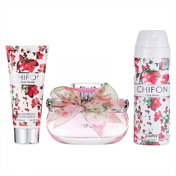 Emper Chifon Perfume for Women Edp 100ml + 100ml Body Lotion + 200ml Deo Set