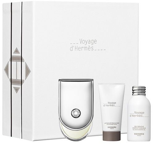 Hermes Voyage D'Hermes Gift Set  for Men -(EDT 100ml, BL 30ml & SG 30ml)