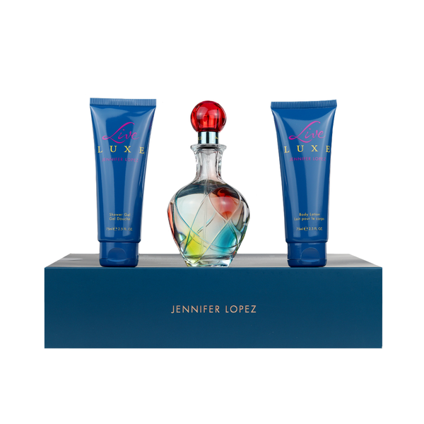 Jennifer Lopez Live Luxe Eau De Parfum Spray 100ml & Body Lotion 75ml & 75ml Shower Gel