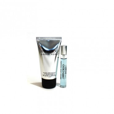 Jimmy Choo Urban Hero For Men EDP 7.5ml+50ml After Shave Balm  Kit