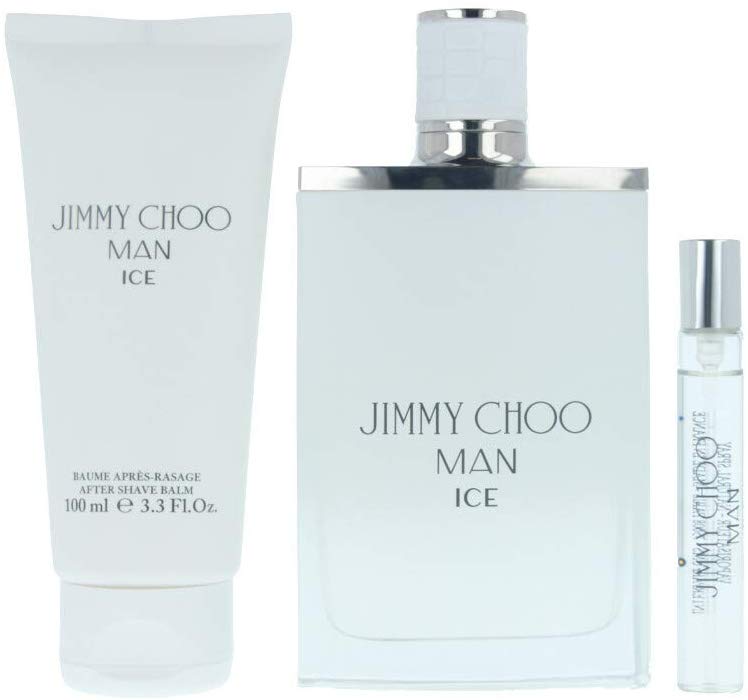 JIMMY CHOO  MAN ICE GIFTSET, 100ML EDT Perfume + MINI EDT 7.5ML + AFTER SHAVE 100ML