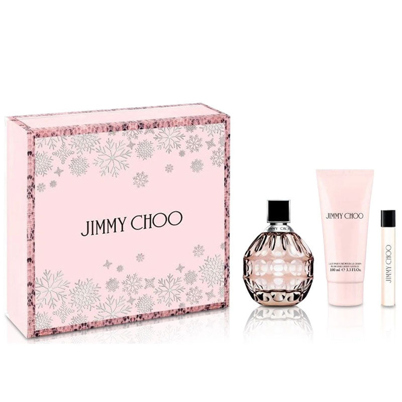 Jimmy Choo  - Set For Women - EDP 100ml + EDP 7.5ml + Perfumed Body Lotion 100ml