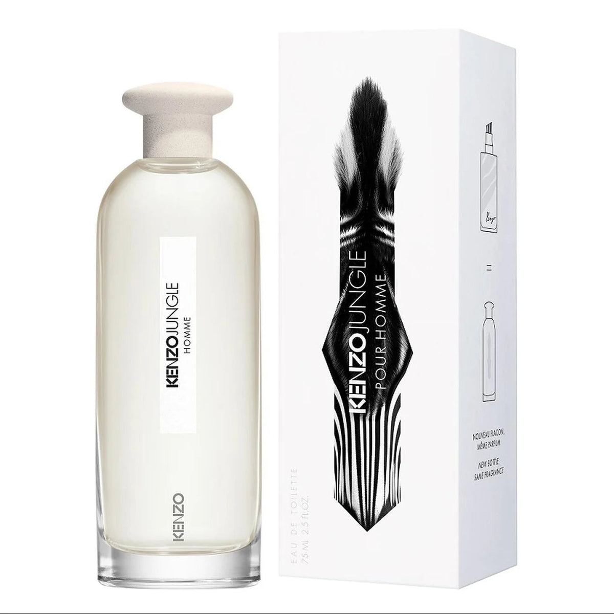 Kenzo Jungle Homme Eau De Toilette For Men - Woody Spicy Perfume 75ml