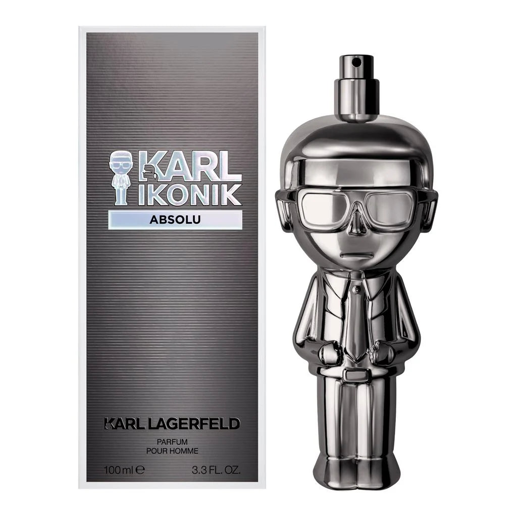 Karl Lagerfeld Ikonik Absolu Pour Homme Parfum For Men - Woody Spicy Perfume 100ml