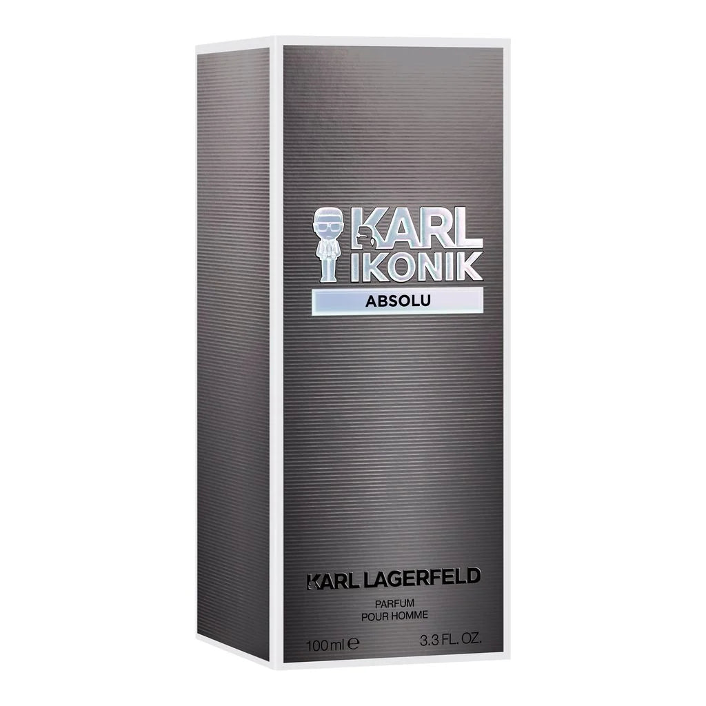 Karl Lagerfeld Ikonik Absolu Pour Homme Parfum For Men - Woody Spicy Perfume 100ml