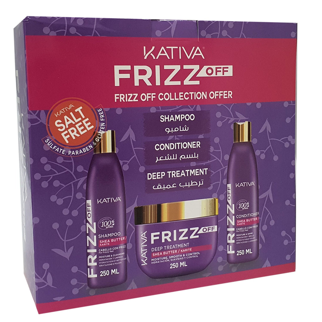 Kativa Frizz Off Hair Care 3pcs Set