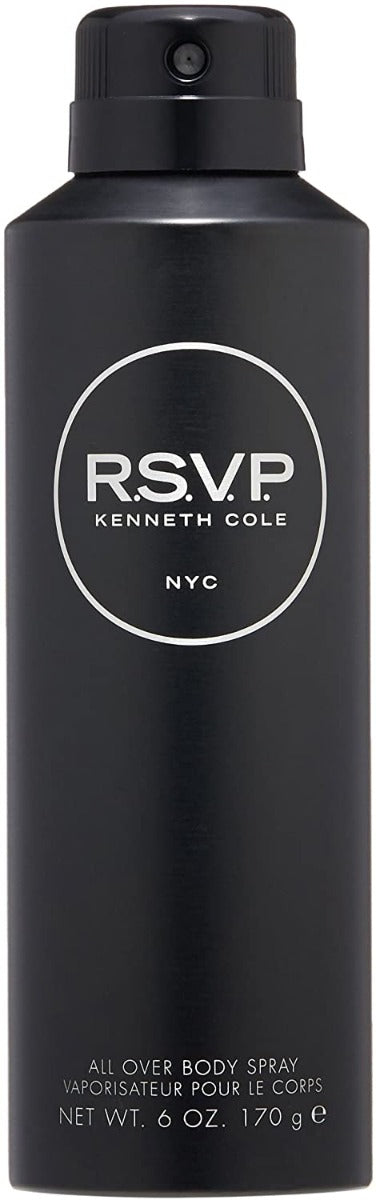 Kenneth Cole RSVP Body Spray for Men, 6 Oz