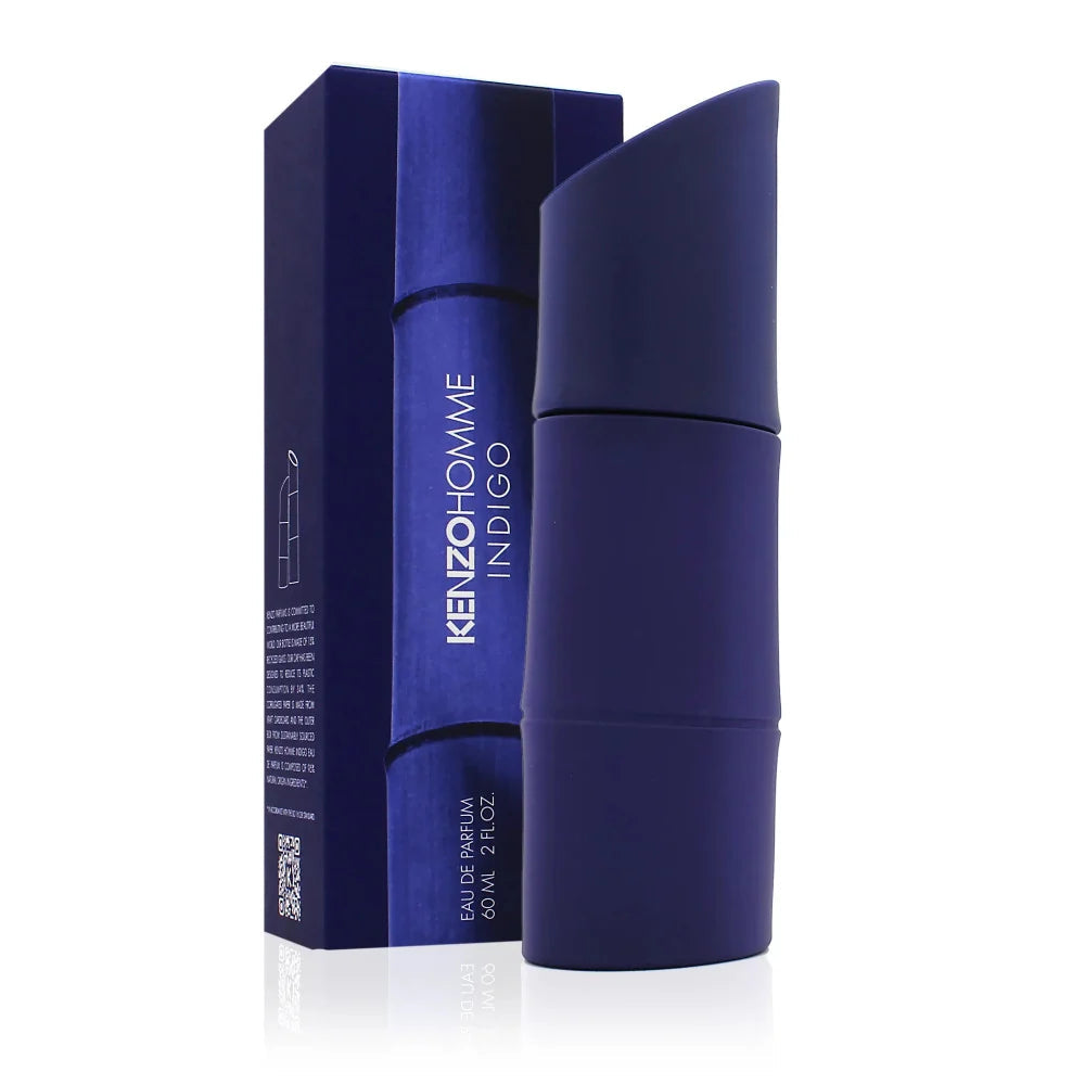 Kenzo Homme Indigo Eau De Parfum For Men - Woody Aquatic Perfume 60ml