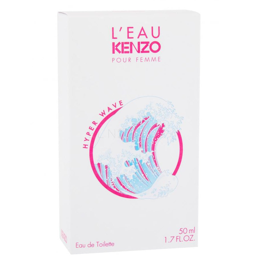 Kenzo L'Eau Kenzo Hyper Wave Pour Femme Eau De Toilette For Women - Floral Aquatic Perfume 50ml