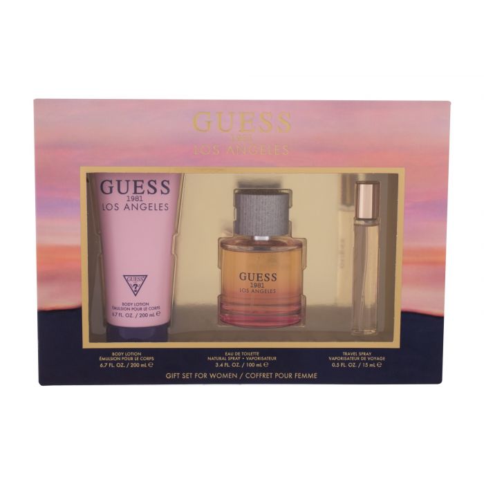 Guess Guess 1981 Los Angeles Eau de Toilette 100ml Combo: Edt 100 Ml + Body Lotion 200 Ml + Edt 15 Ml