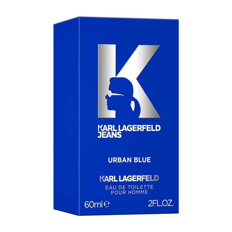 Karl Lagerfeld Jeans Urban Blue Pour Homme Eau De Toilette For Men - Aromatic Aquatic Perfume 60ml
