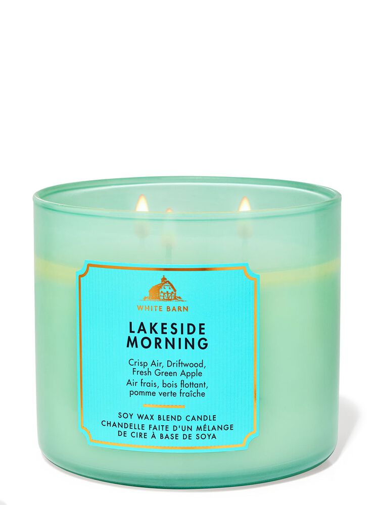 Bath And Body Works Lakeside Morning Scented Candle 411g