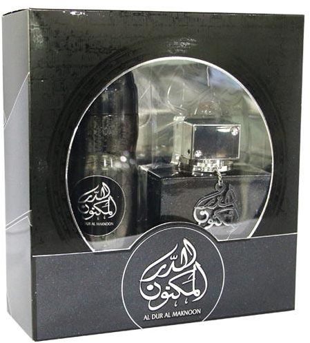 Lattafa Al Dur Al Maknoon Giftset perfume for Men EDP 100 ml + Deo 200ml