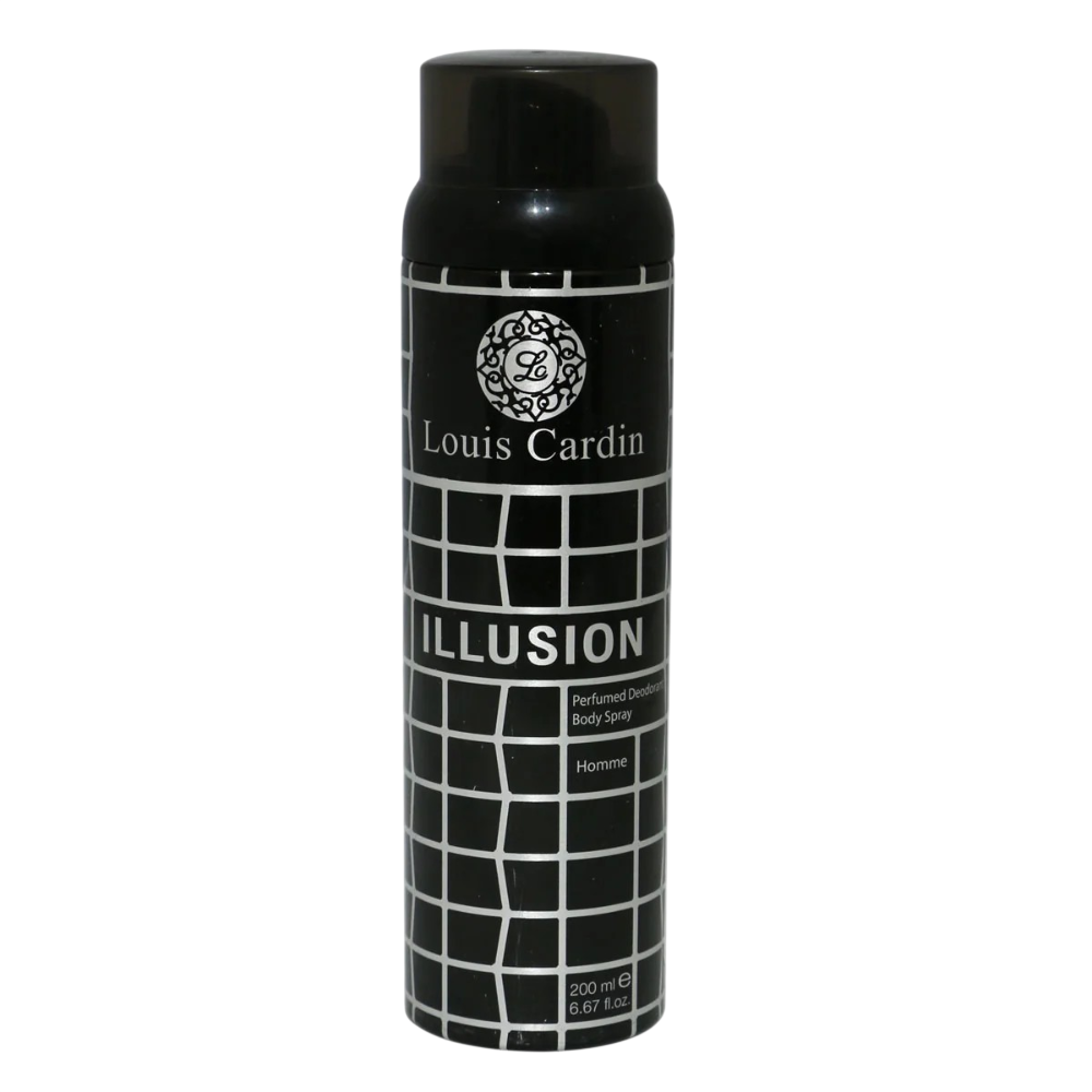 Louis Cardin Illusion Homme Perfumed Deodorant Body Spray 200ml