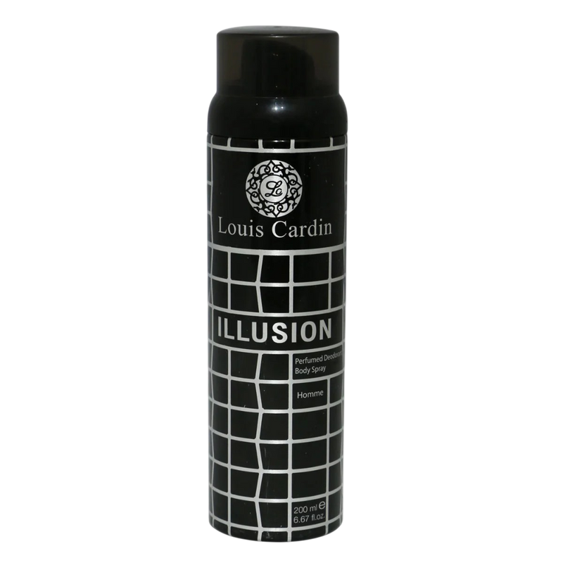 Louis Cardin Illusion Homme Perfumed Deodorant Body Spray 200ml