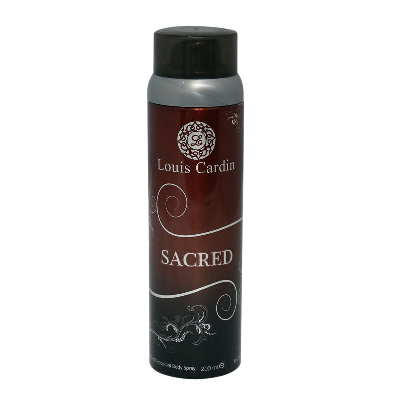Louis Cardin Sacred Deodorant Spray for Men, 200 ml