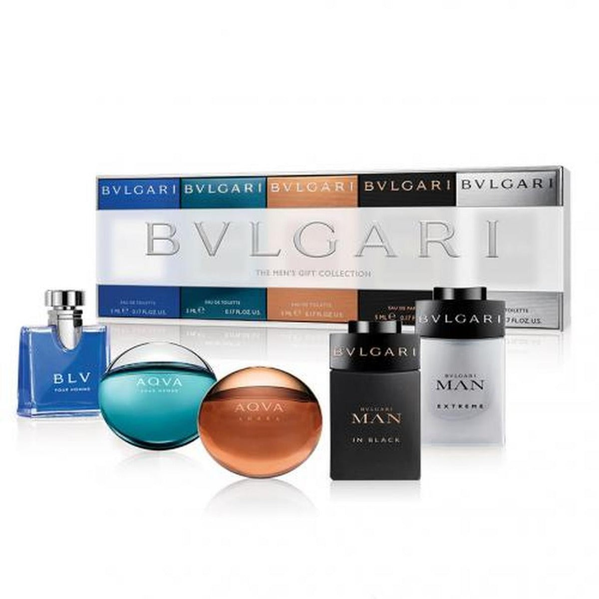 Bvlgari Men Miniature Collection Gift Set 5 x 5ml