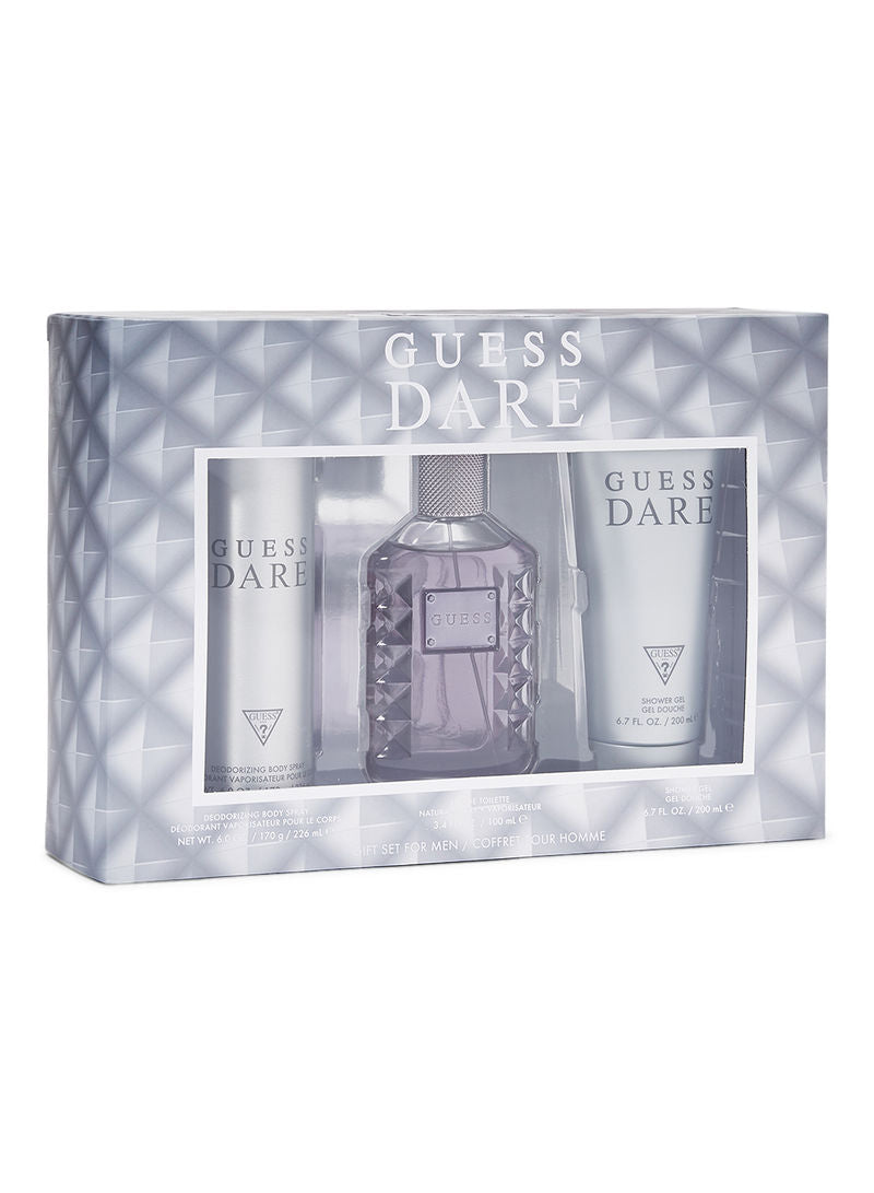 GUESS DARE FOR MEN EDT 100ML+200ML SHAVING GEL+226ML BODY SPRAY SET