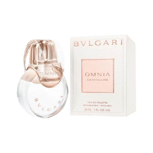 Bvlgari Omnia Crystalline Eau de Toilette, Floral Aquatic Fragrance For Women 30ml