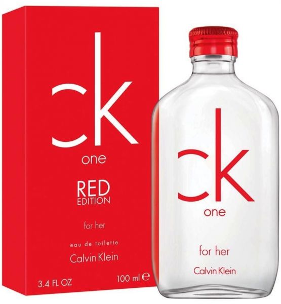 One Red Edition For Her by Calvin Klein for Women - Eau de Toilette, 100ml