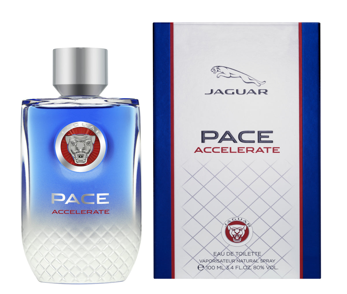 Pace Accelerate by Jaguar for Men - Eau de Toilette, 100ml