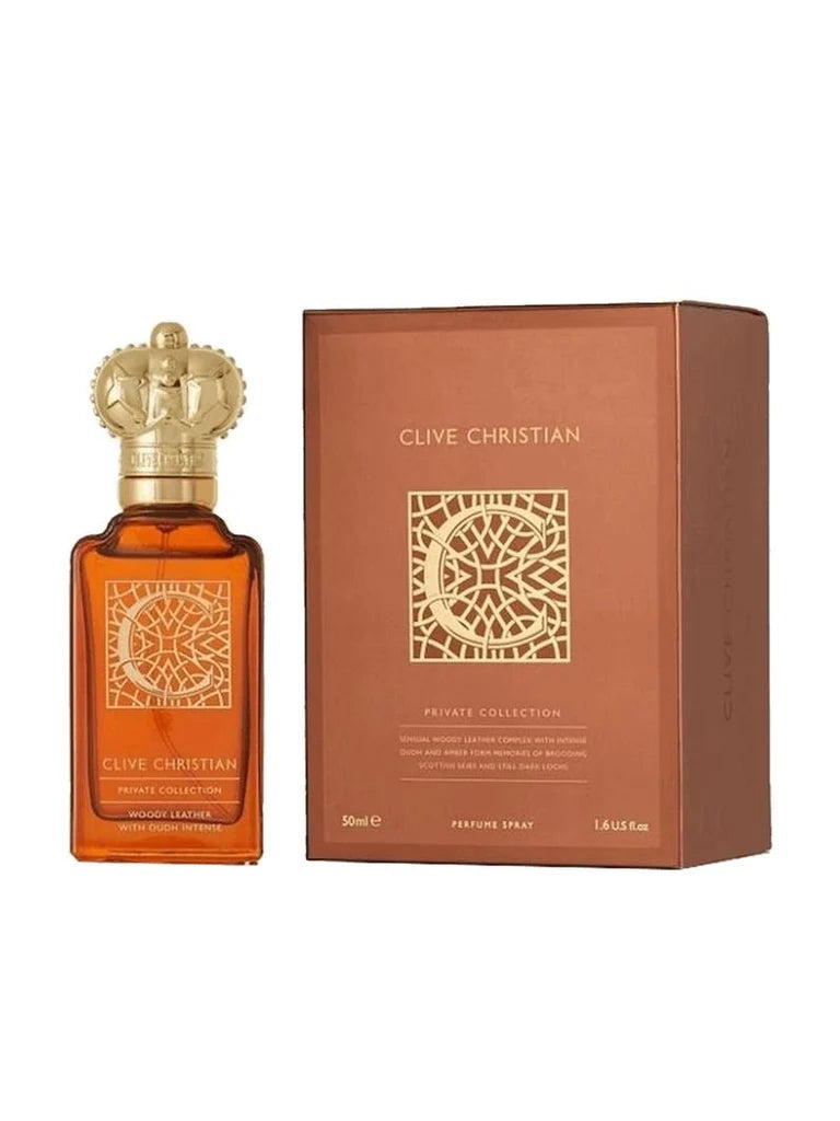 Clive Christian Private Collection C Woody Leather Perfume Spray, Oriental Woody Fragrance For Men 50ml