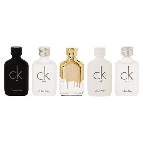 CALVIN KLEIN ONE FOR MEN EDT 2X10ML+ALL EDT 10ML+ONE GOLD EDT 10ML+BE EDT 10ML MINI SET