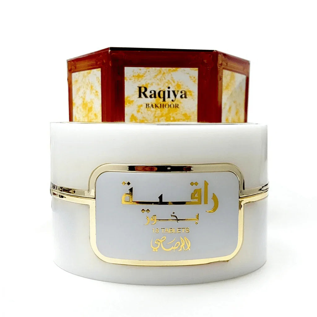 Rasasi Bakhoor Raqiya Incense, 18 Tablets